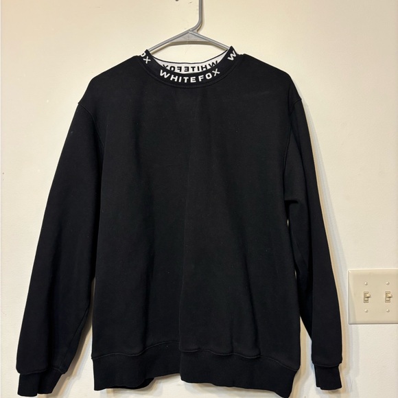 White Fox Put It On Repeat Black Sweatshirt - Picture 3 of 7